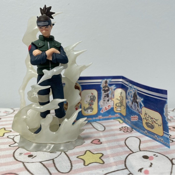 Iruka Naruto Figurine Gashapon Real Collection Umino Mini Toy 2003 Ninja - Picture 2 of 13